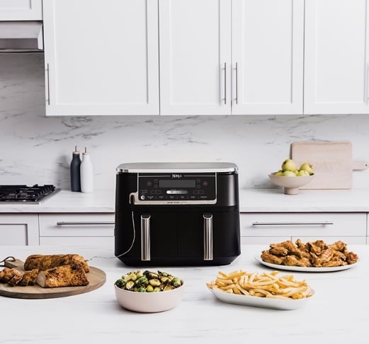 Ninja Foodi Dual Airfryer AF451, Termometer - 9,5L