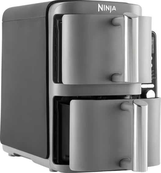 Ninja Dobbelt Airfryer SL400EU, XL, 2.47kW, Grå