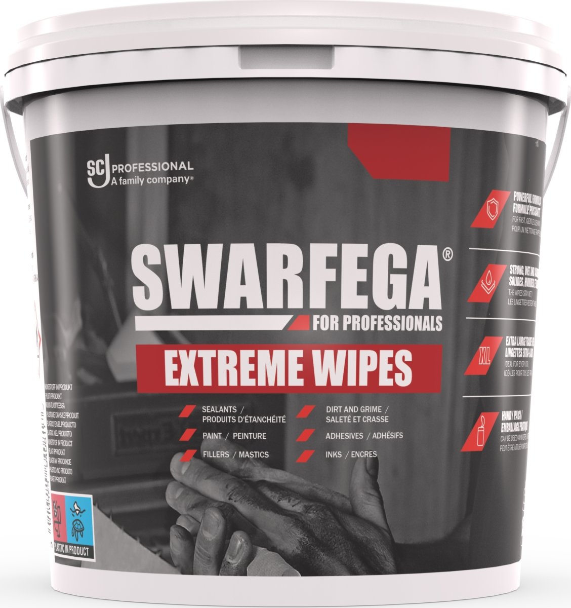 Swarfega Extreme Renseserviet, m/parfu., 150 wipes