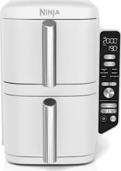 Ninja Double Airfryer - SL400EUWH, 2.47kW, Hvid