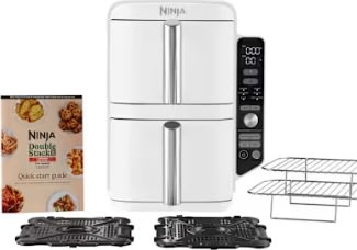 Ninja Double Airfryer - SL400EUWH, 2.47kW, Hvid
