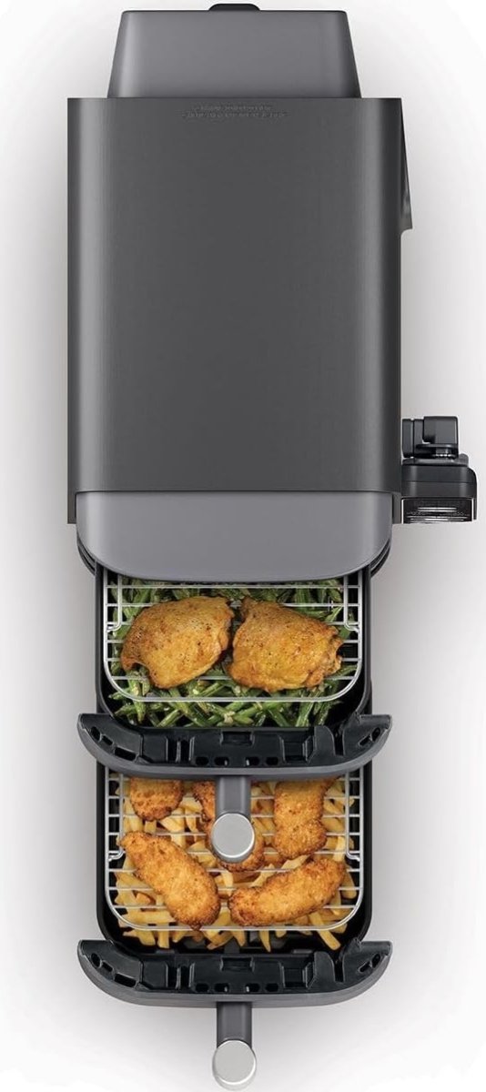 Ninja Dobbelt Airfryer - SL451EU, XL, 9,5 L Grå