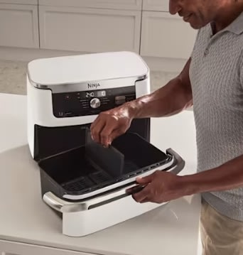 Ninja Foodi Airfryer AF500EUWH - 10,4L, 2470W Hvid