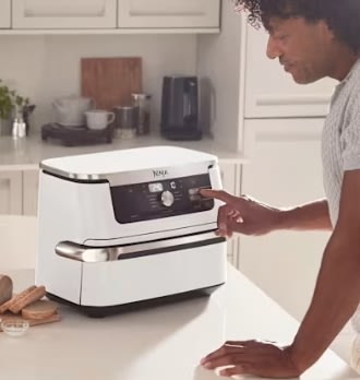 Ninja Foodi Airfryer AF500EUWH - 10,4L, 2470W Hvid