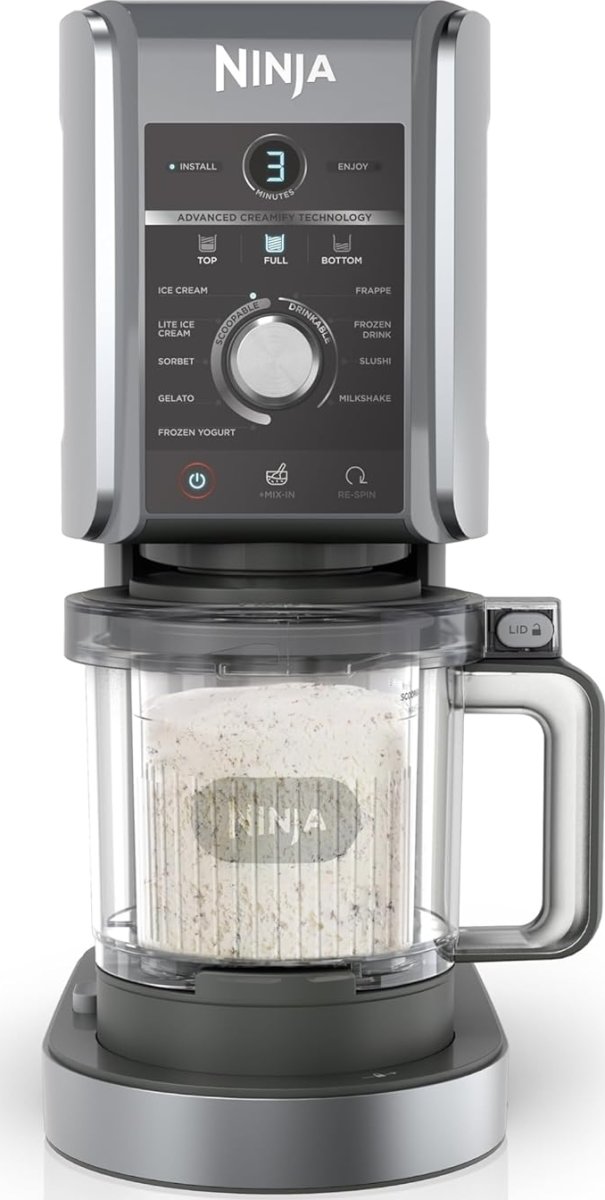 Ninja Creami Sorbetblender -Deluxe709ml Sort/ sølv