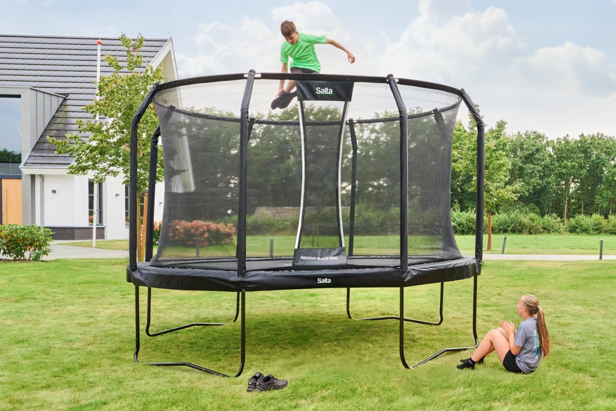 Salta Trampolin Premium Pro Ø380 cm, Sort