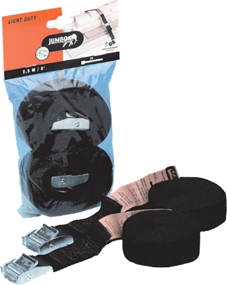 Jumbo Bagageremme - 2x250cm/25mm 2stk