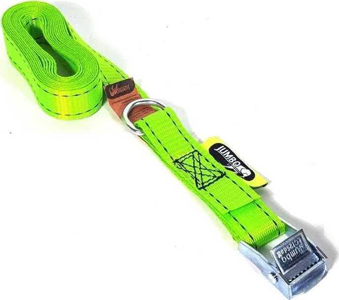 Jumbo Bagageklapstrop m. ring og quickstrammer