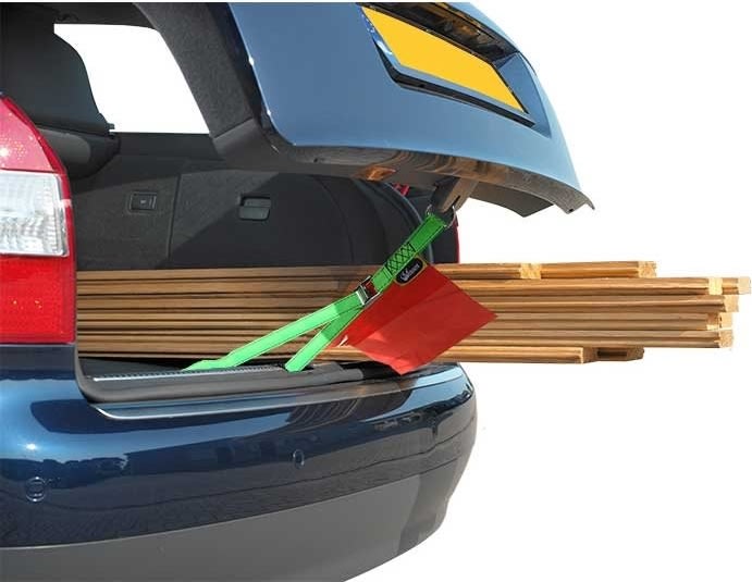 Jumbo Bagageklapstrop m. ring og quickstrammer