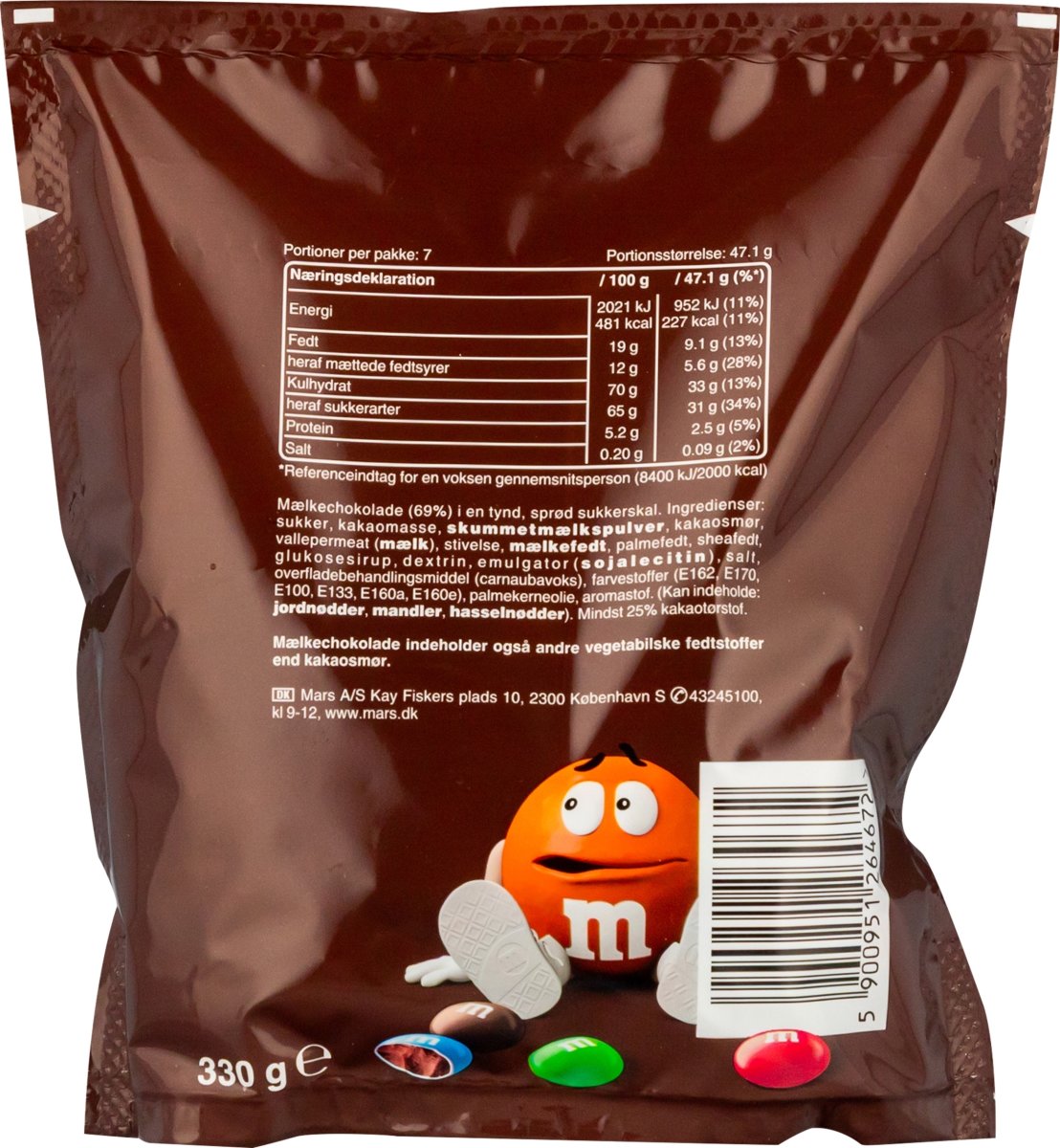 M&M's Chokolade, 330 g