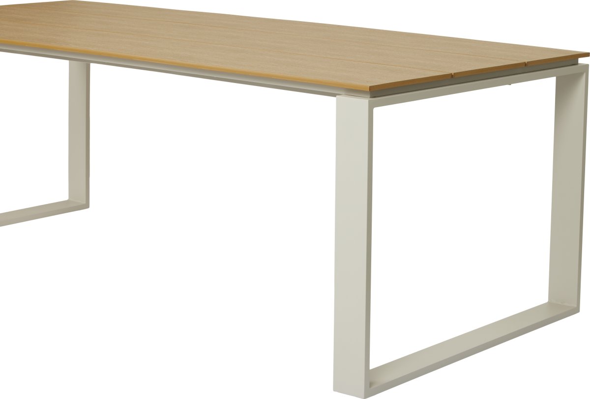 Martinus Havebord 210x100cm, teak/sandy grey