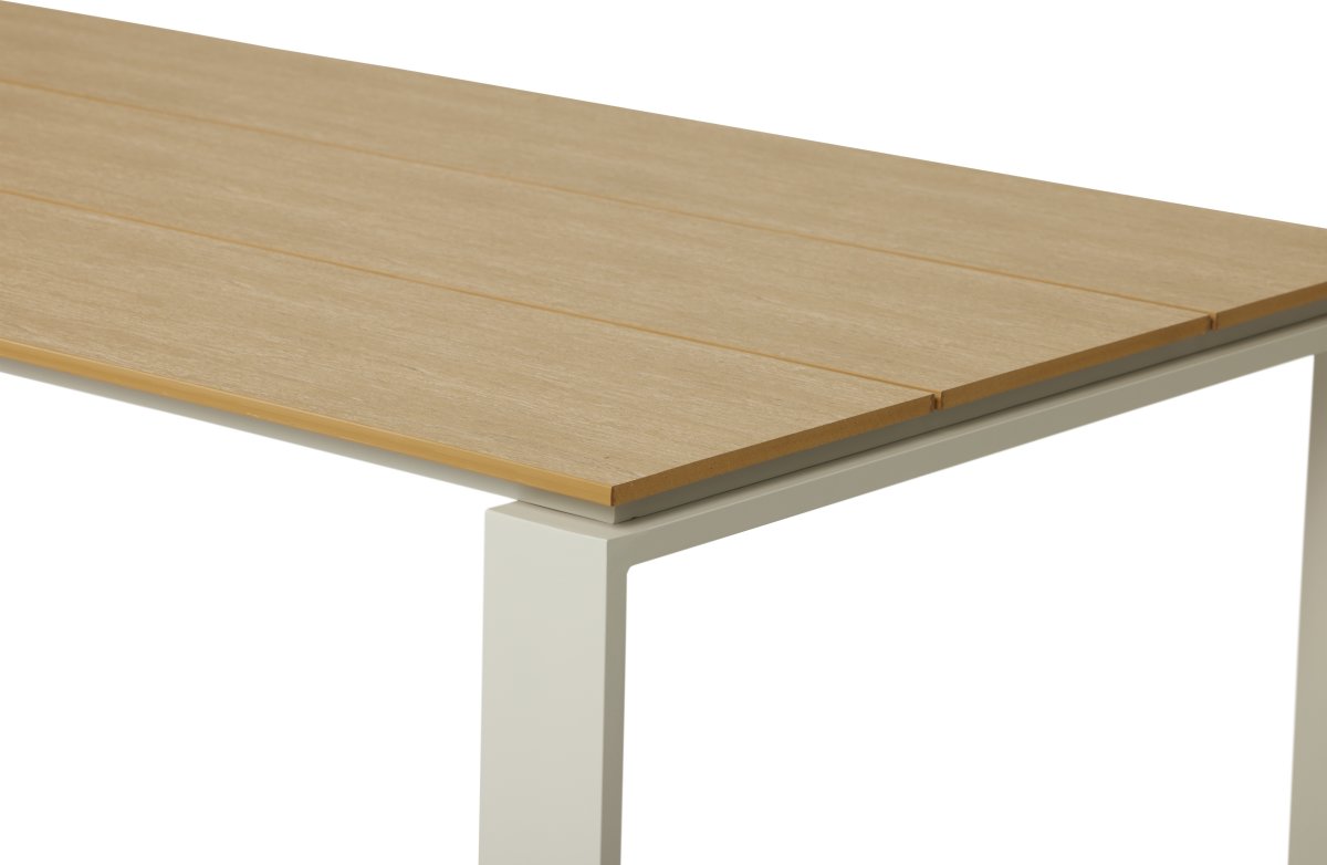 Martinus Havebord 210x100cm, teak/sandy grey
