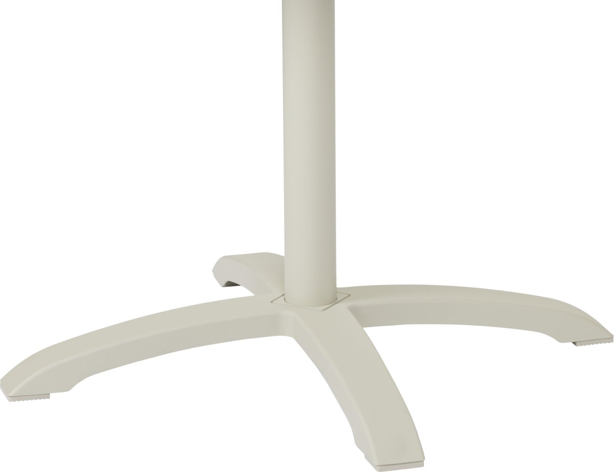 Mads cafébord 70x70 cm, sandy grey/teak nonwood