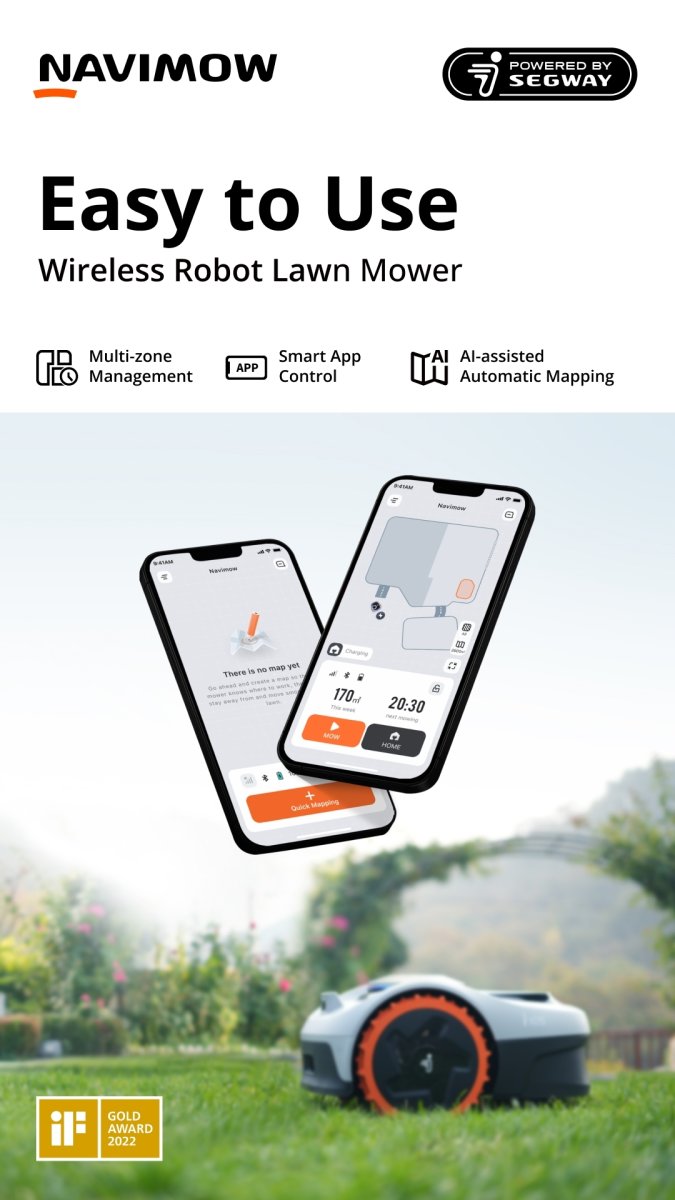 Navimow i105E（EU）Robotplæneklipper, 500m2