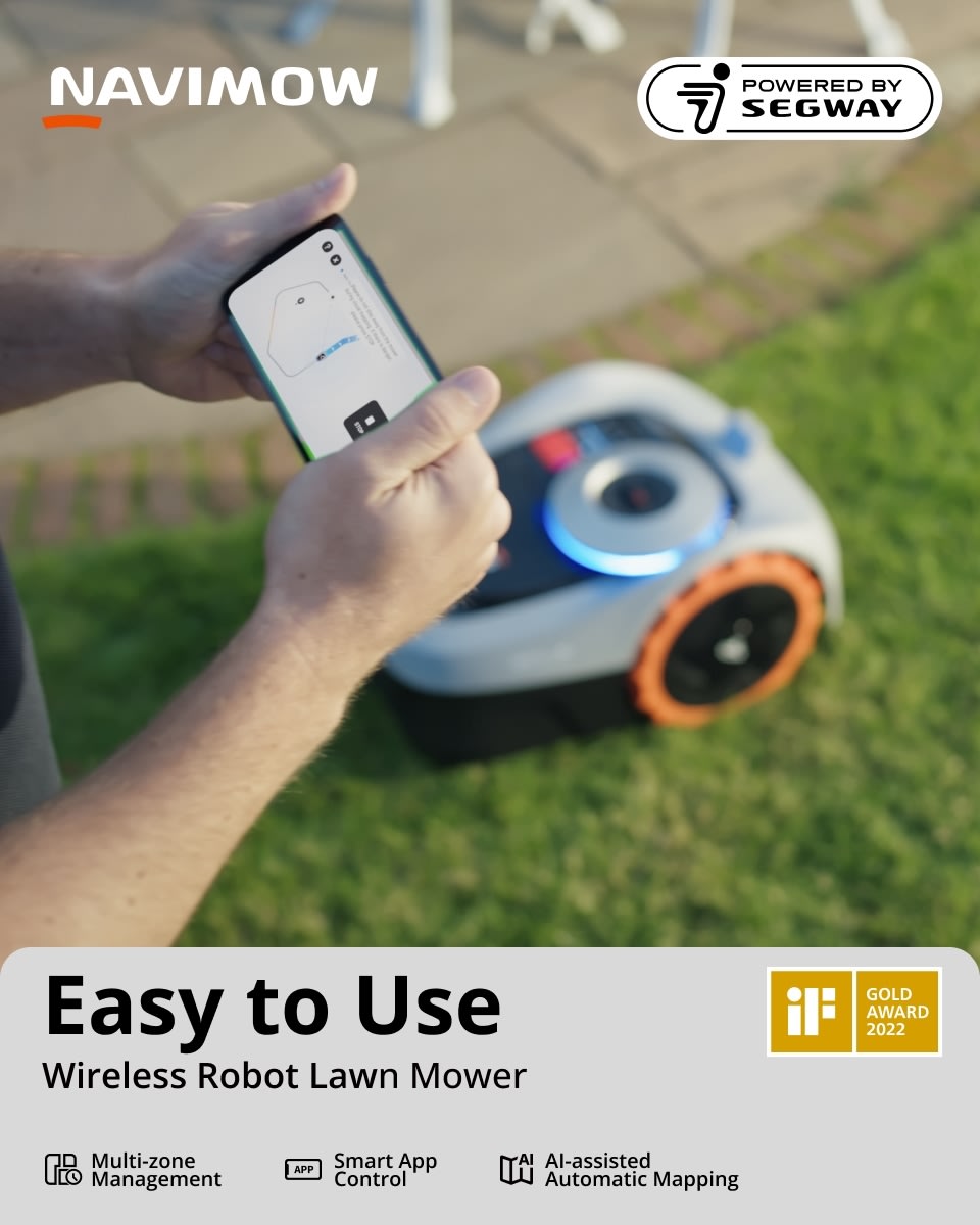 Navimow i105E（EU）Robotplæneklipper, 500m2