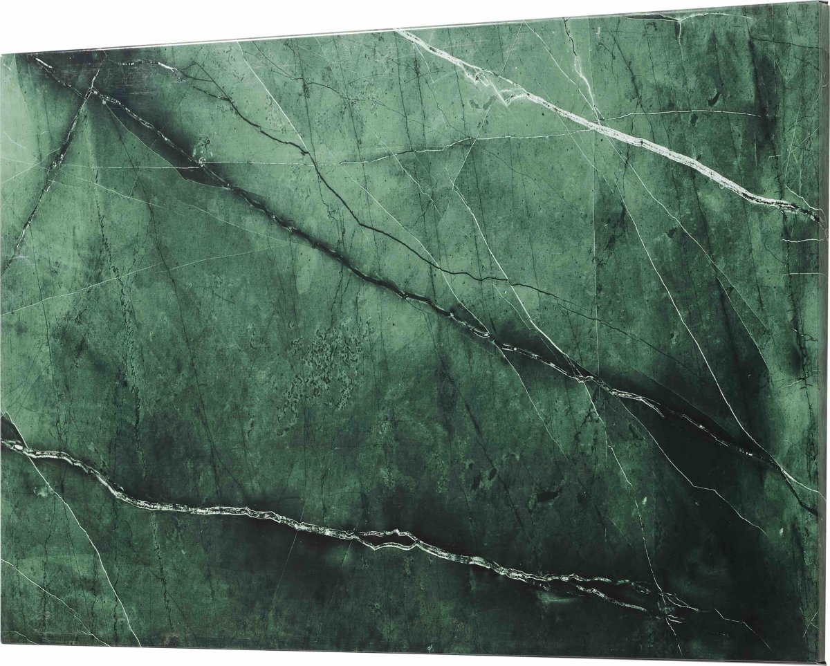 NAGA Magnetisk ståltavle, 40 x 60 cm, grøn marmor