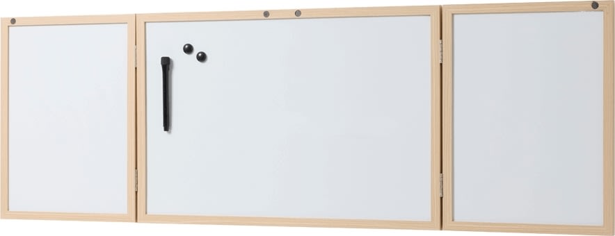 NAGA Whiteboard/opslagstavle m/låger, 40 x 60 cm