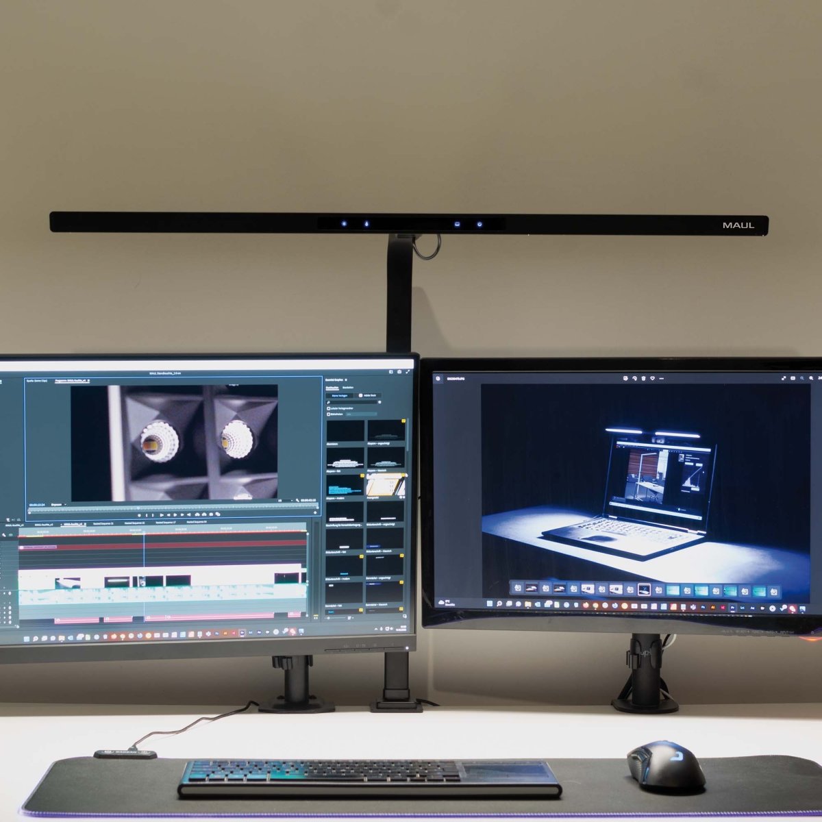 MAUL LED bordlampe, MAULgate, sort