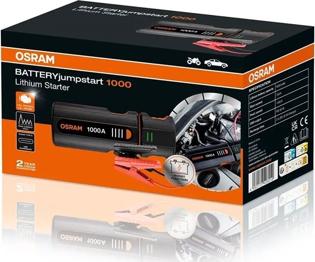 Osram batteri jumpstarter - 1000 ojs020 1000a