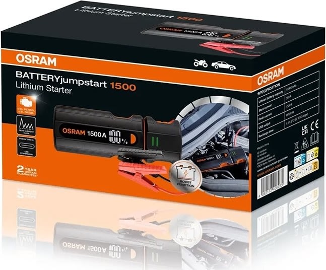 Osram batteri jumpstarter - 1500 ojs030 1500a