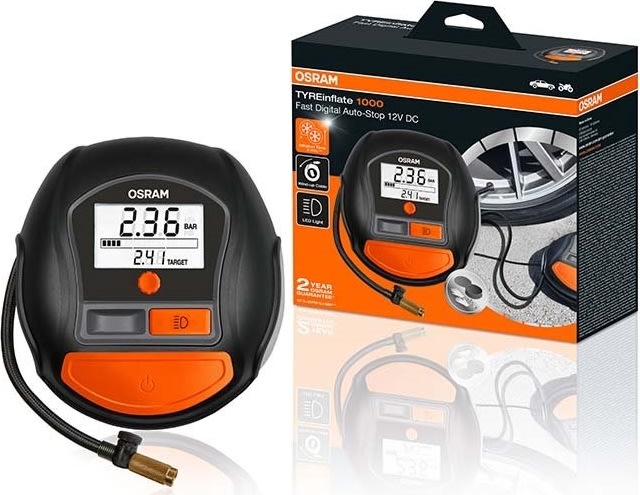 Osram mini-kompressor tyreinflate 1000