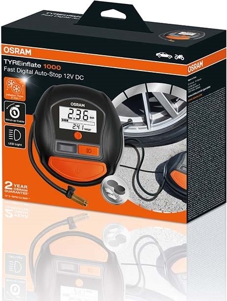 Osram mini-kompressor tyreinflate 1000