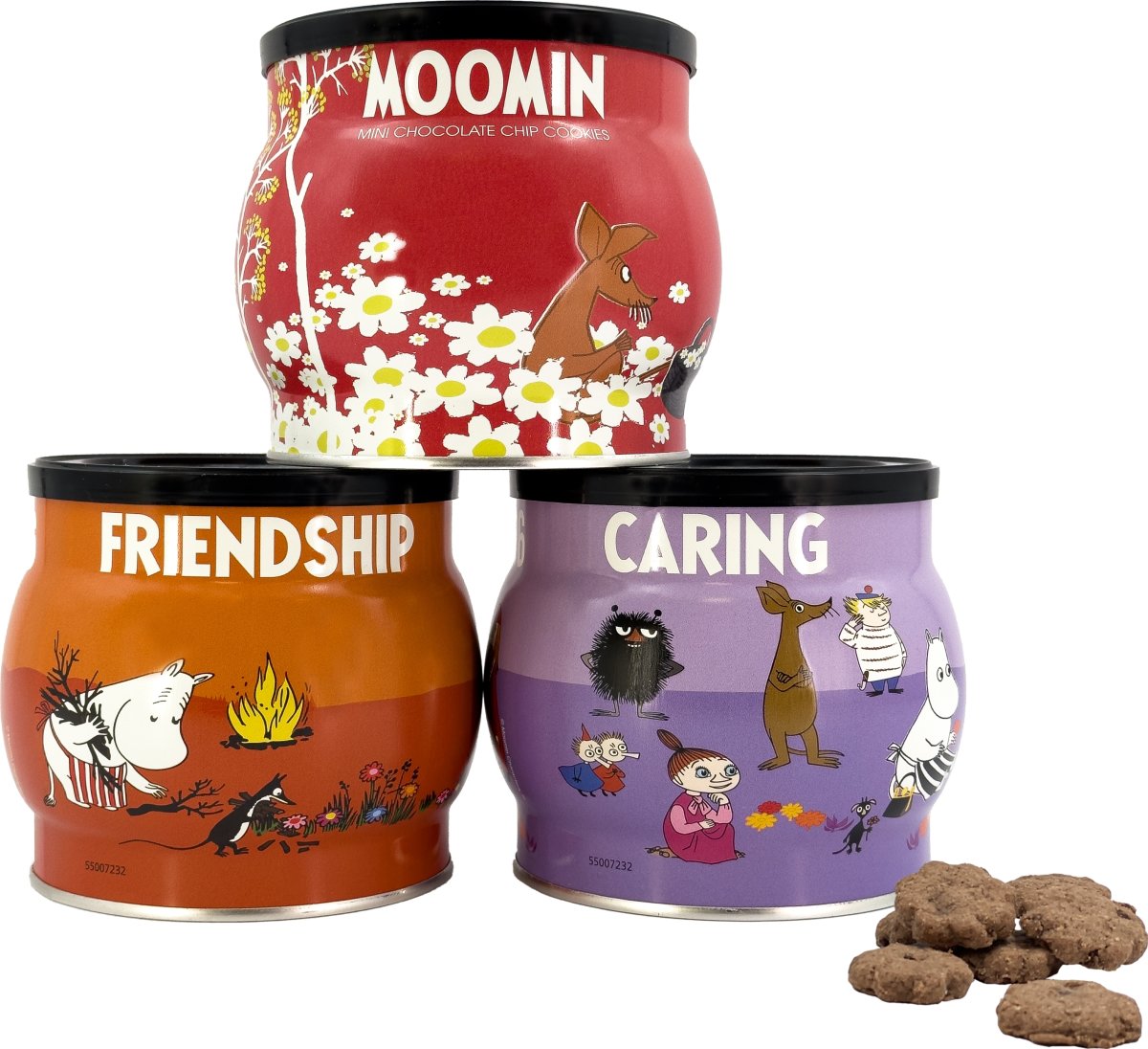 Moomin Choko Chip Cookies i Tindåse, 200g