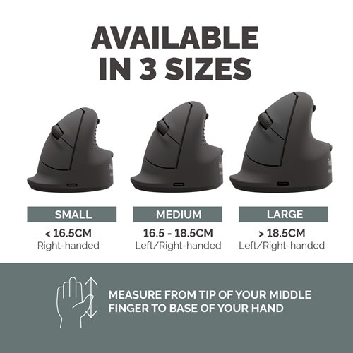 Fellowes Breyta Plus ergonomisk vertikal mus, L