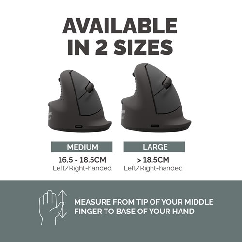 Fellowes Breyta Plus ergonomisk vertikal mus, M