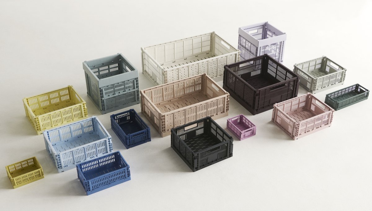HAY Colour Crate Mini Oblong, grå