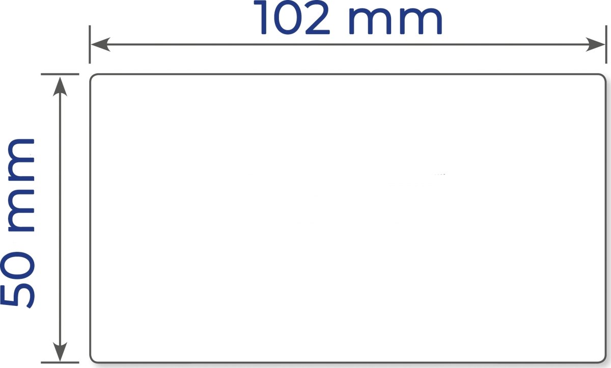 Avery Etiketter på rulle | 50x102 mm | 1000 stk.