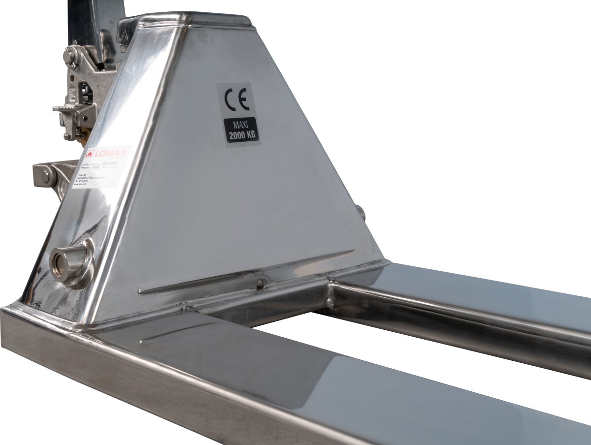 DEMO: Palleløfter ZN20, boggie, nylon, rustf. stål