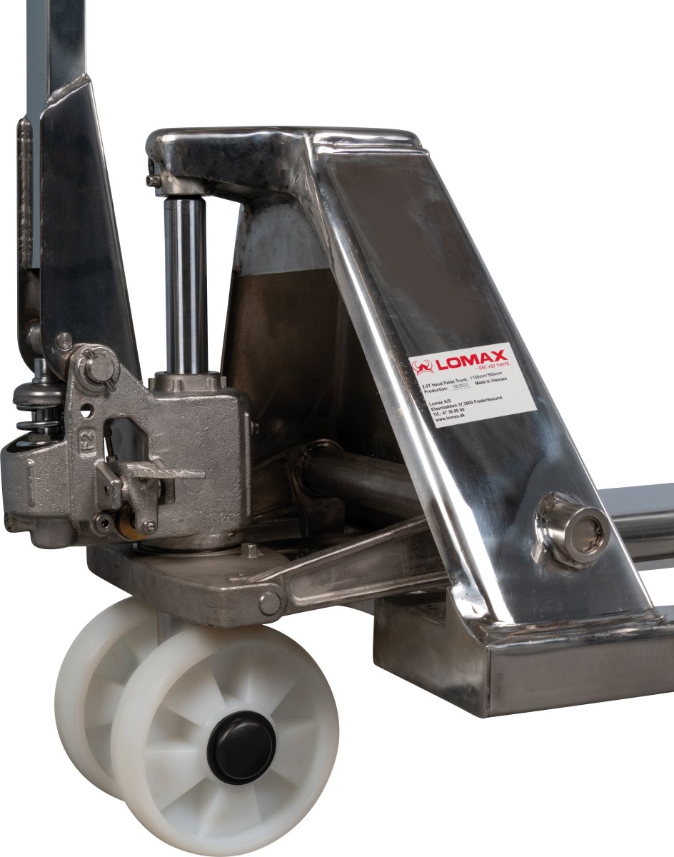 DEMO: Palleløfter ZN20, boggie, nylon, rustf. stål