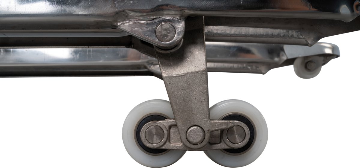 DEMO: Palleløfter ZN20, boggie, nylon, rustf. stål