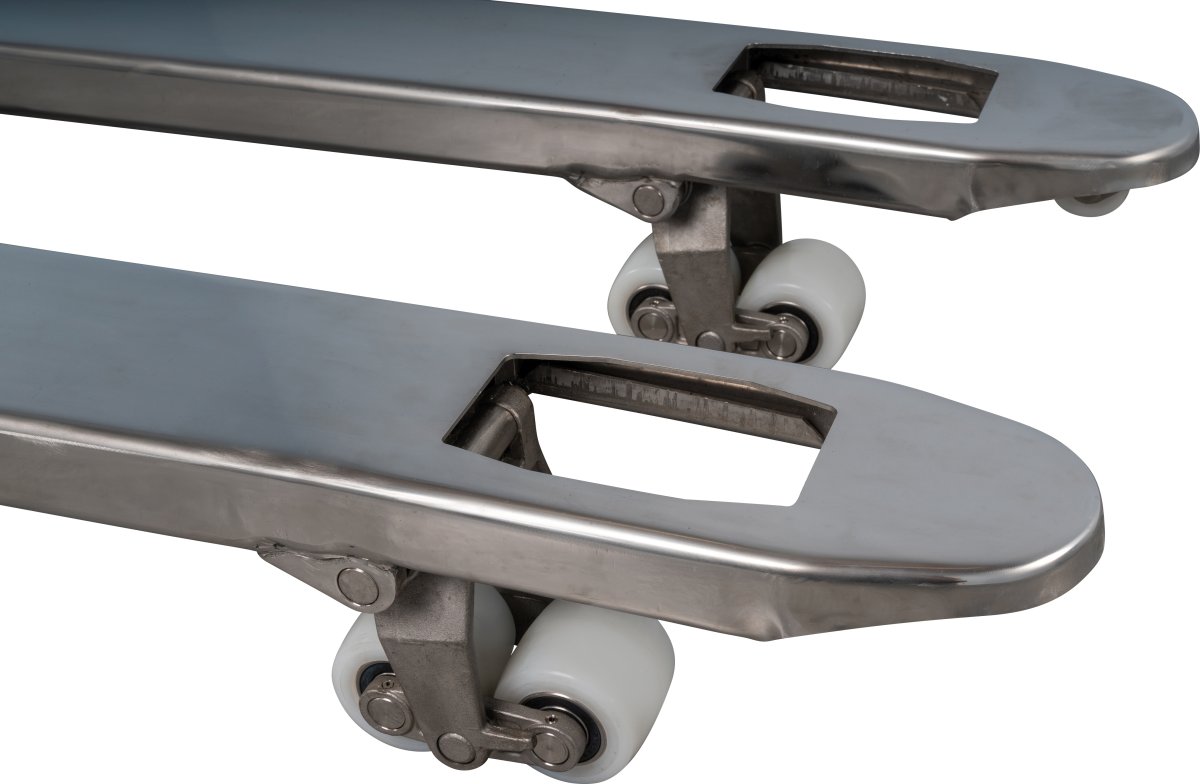 DEMO: Palleløfter ZN20, boggie, nylon, rustf. stål