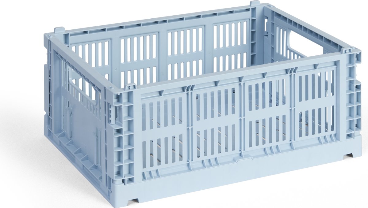 HAY Colour Crate medium, blød blå