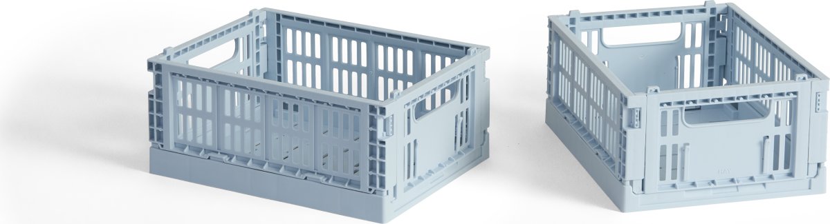 HAY Colour Crate Mini Sæt m/2, blød blå