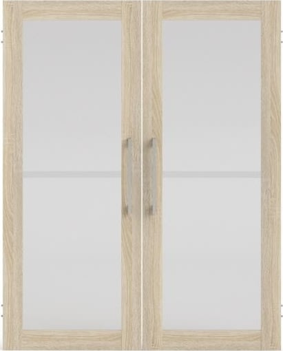 Budgetline glaslåger, eg, 2 stk