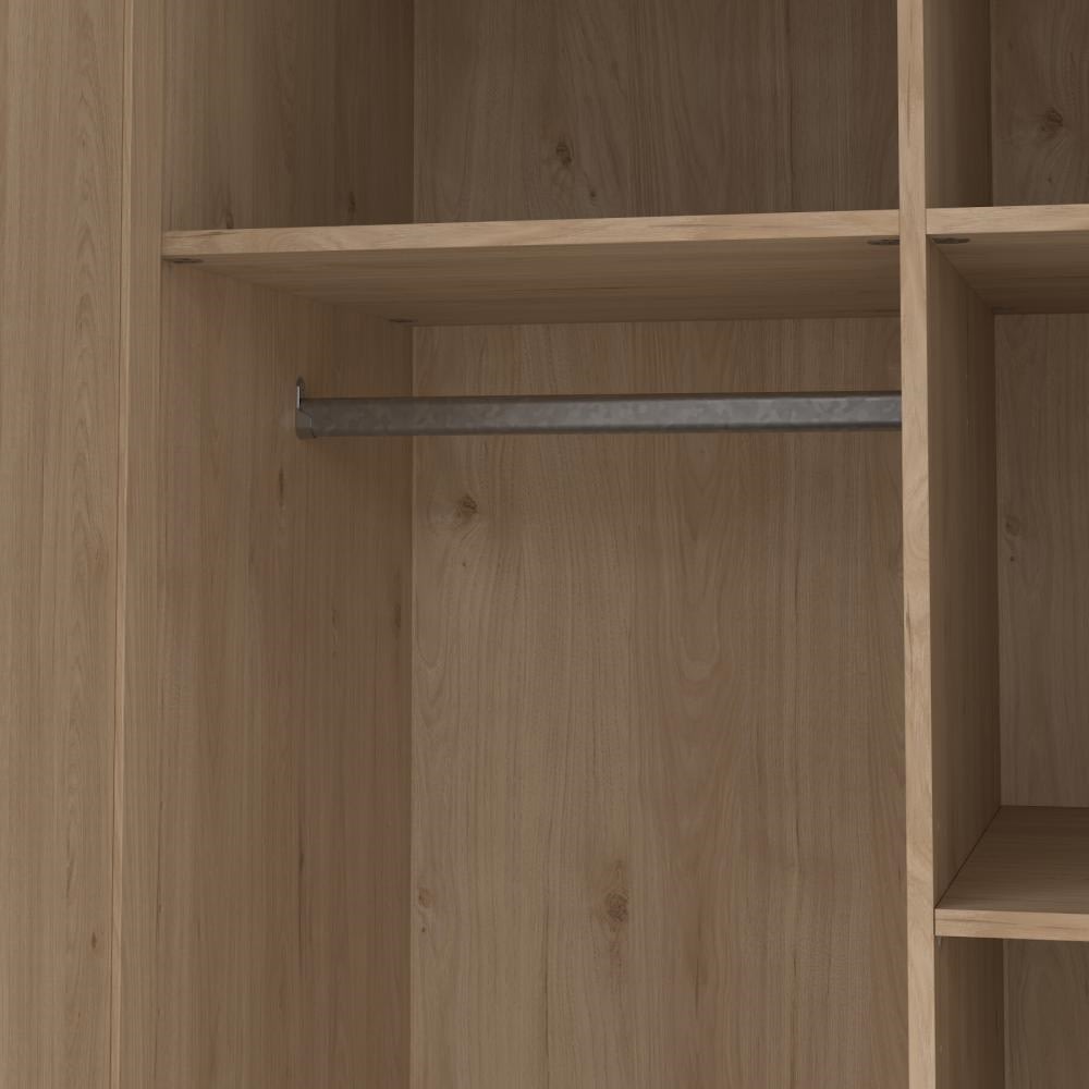 Coreline garderobeskab 2 døre, eg