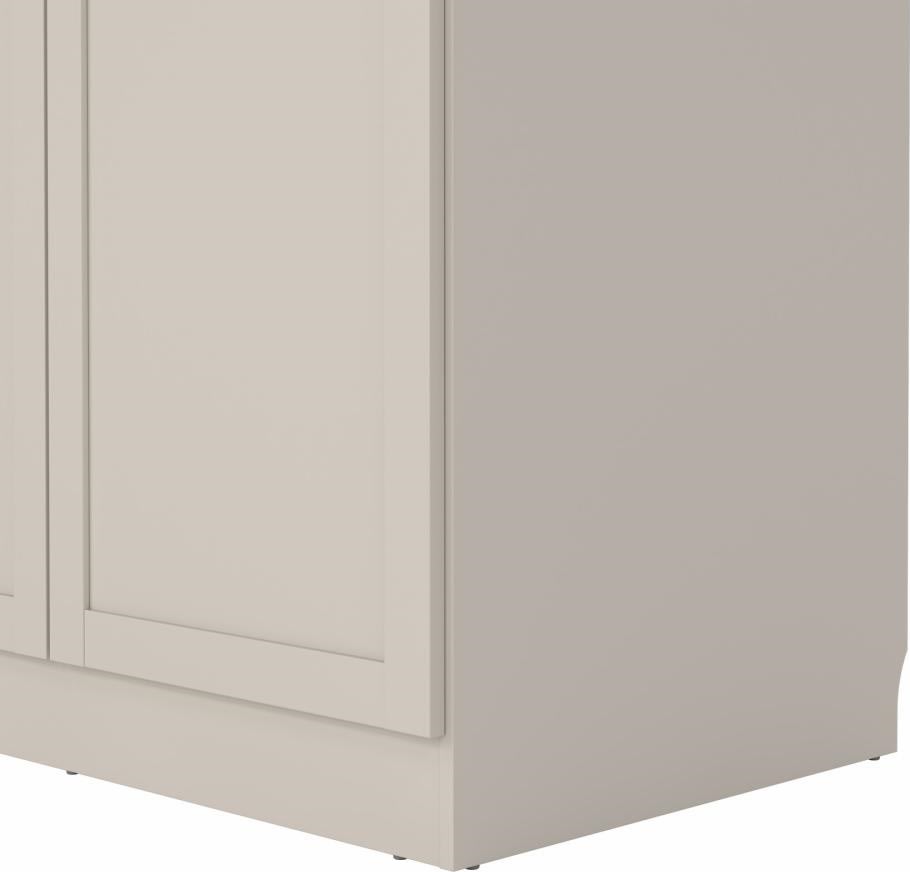 Coreline garderobeskab 2 døre, gråbeige