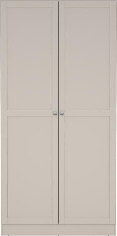 Coreline garderobeskab 2 døre, gråbeige