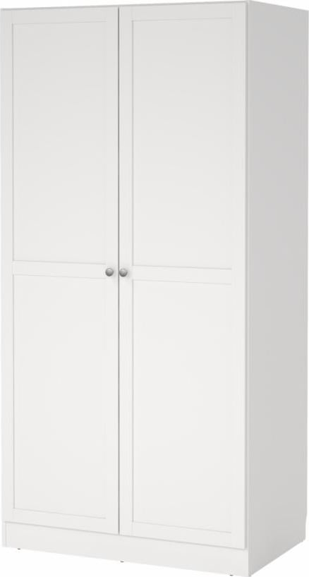 Coreline garderobeskab 2 døre, hvid