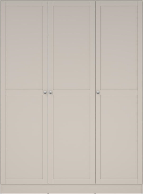 Coreline garderobeskab 3 døre, gråbeige