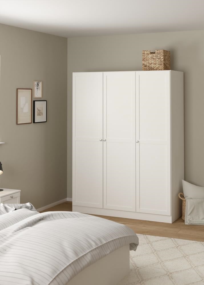 Coreline garderobeskab 3 døre, hvid