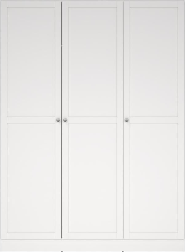 Coreline garderobeskab 3 døre, hvid