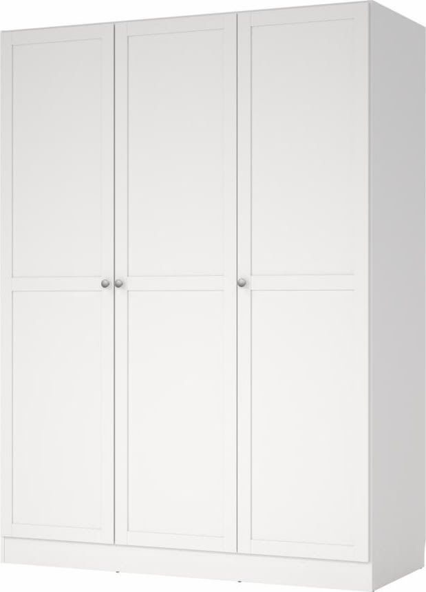 Coreline garderobeskab 3 døre, hvid