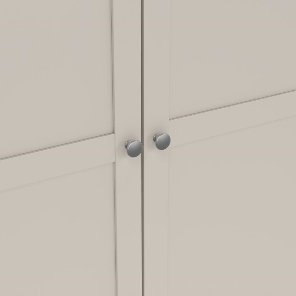 Coreline garderobeskab 4 døre, gråbeige