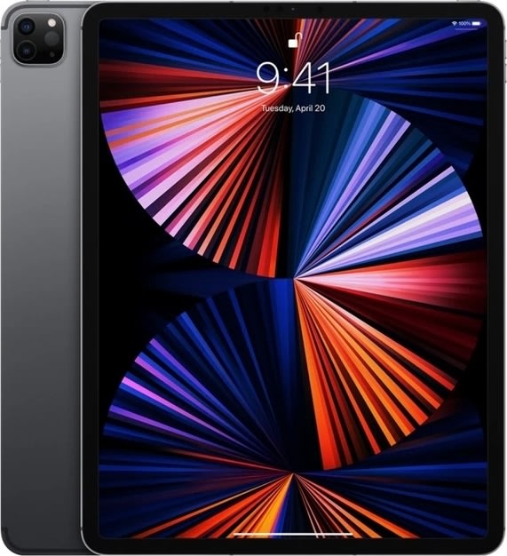Brugt Apple iPad Pro 12,9" 5.gen, 128GB, WiFi, grå