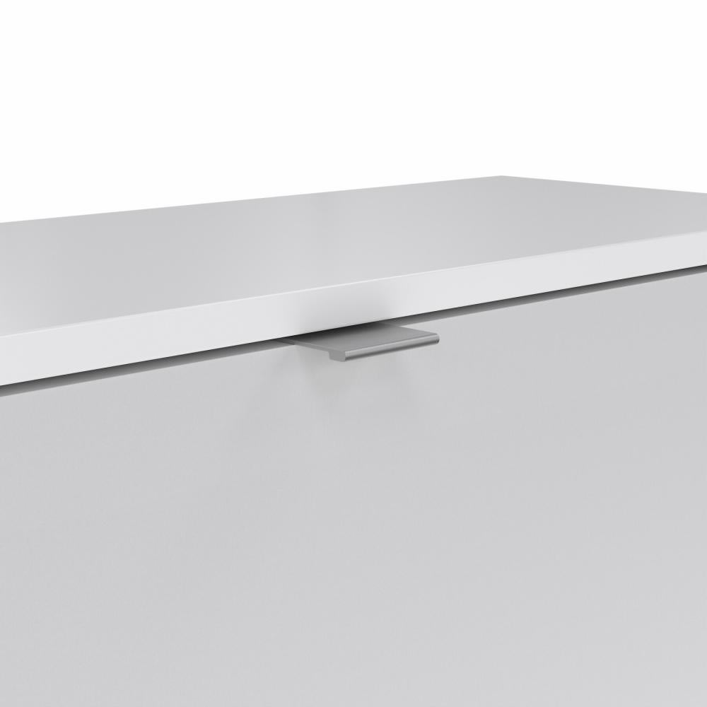 Coreline skoskab 4 låger/8 rum, spejl/hvid