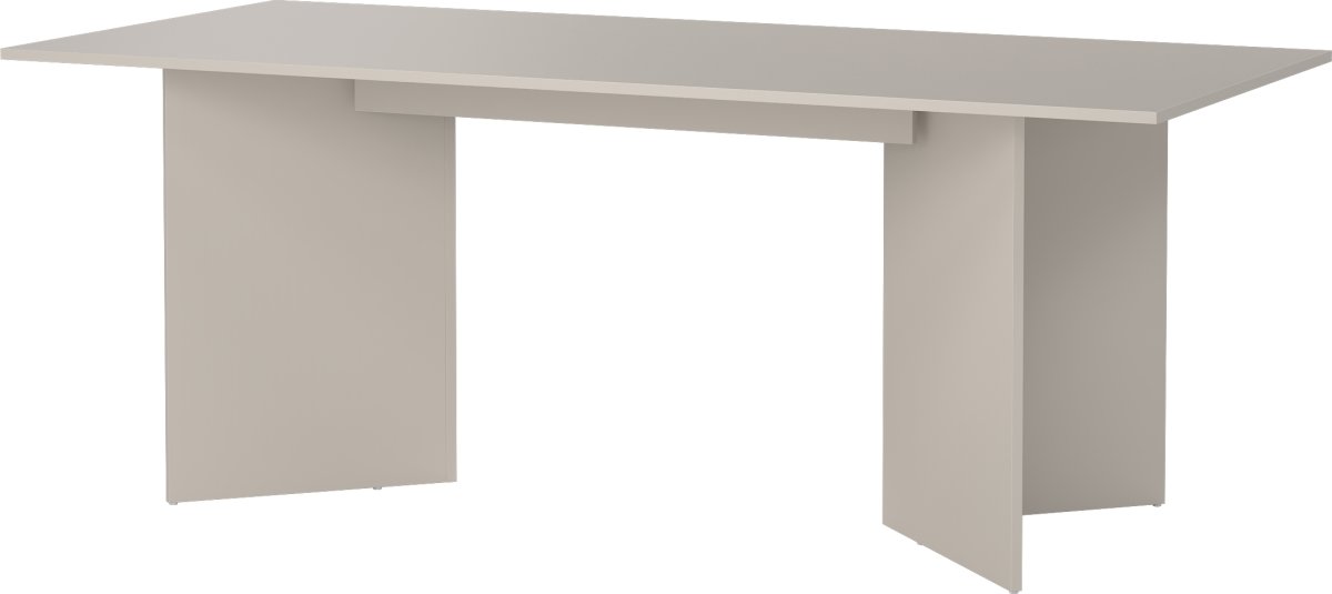 Serveline konferencebord 90x200, gråbeige